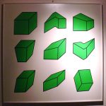 32.collage cubi verdi